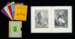 マックス・エルンスト　コラージュ集《慈善週間あるいは七大元素》（5冊組） 1934年　印刷物、紙 高松市美術館蔵 