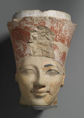 2、ハトシェプスト女王像の頭部-280-393